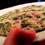 Frittata di funghi e spinaci senza formaggio: leggera e veloce