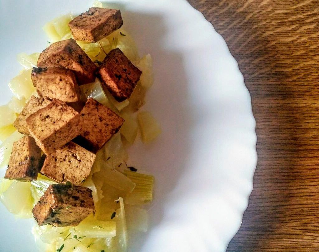 Ricette vegetariane: tofu all&amp;#39;aceto balsamico con finocchi ...