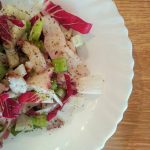 Ricette light: insalata di totano, radicchio, sedano e finocchi!