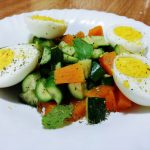 Ricette primaverili: insalata di zucca, zucchine e uova sode!