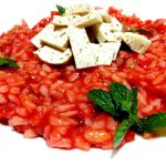 Ricette senza glutine: riso Carnaroli alla barbabietola e tofu!
