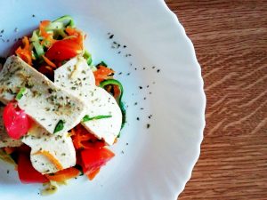 Secondi piatti vegetariani: tofu alle verdure primaverili!