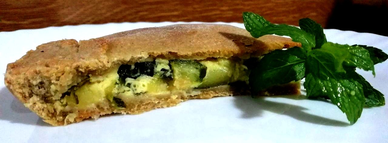 Antipasti estivi: torta salata con zucchine senza formaggio e senza burro!