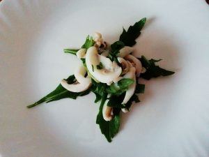 Antipasti estivi: insalata di seppioline e rucola!