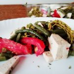 Ricette estive: insalata di fagiolini e tofu con erbe aromatiche estive!
