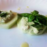 Antipasti vegetariani: crema di tofu al basilico!