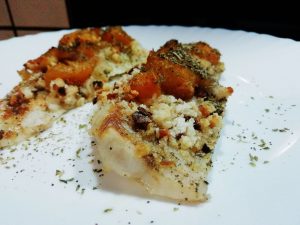 Secondi piatti a base di pesce: merluzzo con zucca al forno!