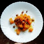 Contorni autunnali senza burro e senza lattosio: zucca in agrodolce con uvetta e succo di mandarino!