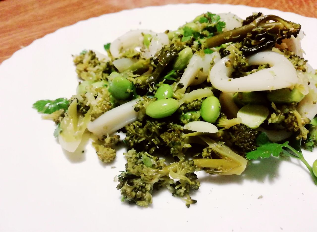 Secondi piatti a base di pesce senza glutine: totano con broccoli ed edadamame!