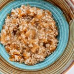 Quinoa con crema di lenticchie e zucca