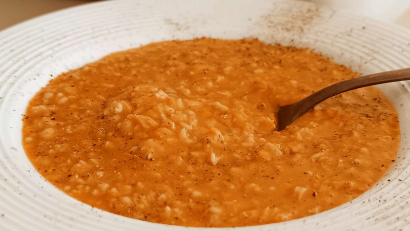 Porridge con Lenticchie Rosse Decorticate