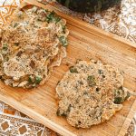 Cheela Pancakes Salati senza Uova con Zucca e Spinaci