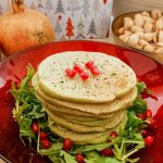 Pancakes Salati Senza Glutine e Senza Uova di Farina di Piselli